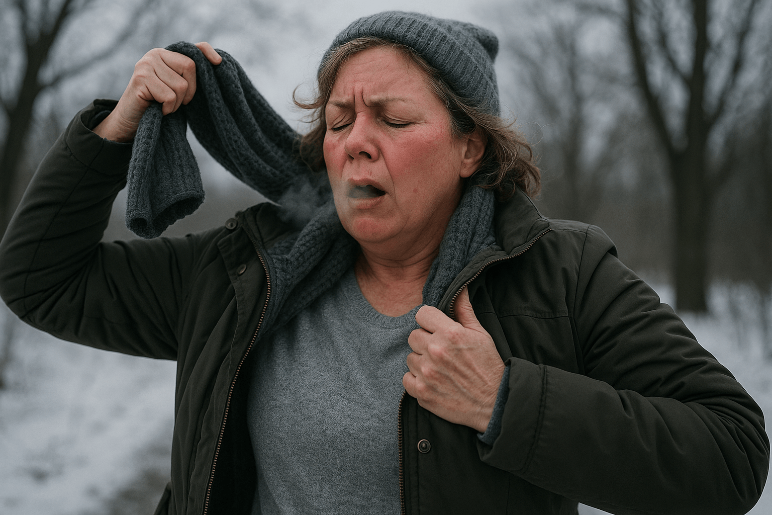 Hot Flashes in Winter? Why You're Freezing One Minute, Boiling the Next (And What Actually Helps)