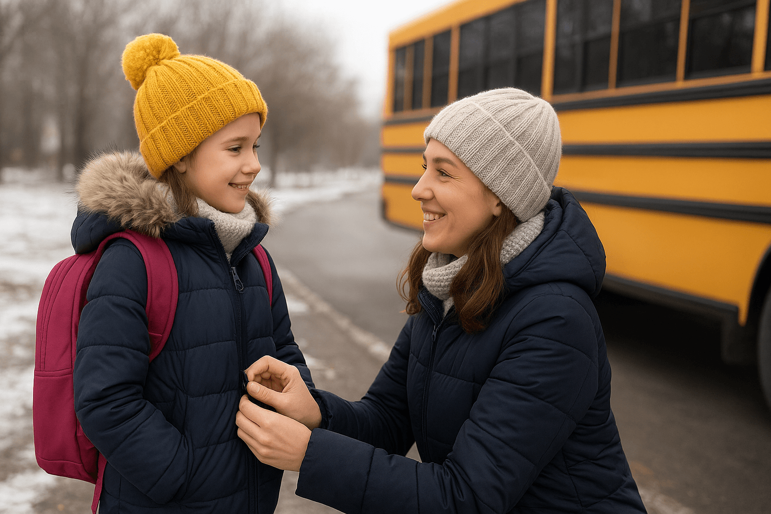 The Warmth Survival Guide for School Drop-Offs