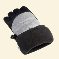 Soft inner fleece lining of Warmweave heated gloves highlighting wrist elastic and thermal padding