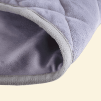 Close-up of soft inner fleece lining from the Ash Stone heated blanket