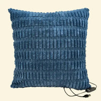 Warmweave™ USB Heated Pillow – Ember Navy – 5 Heat Levels with Auto Shut-Off